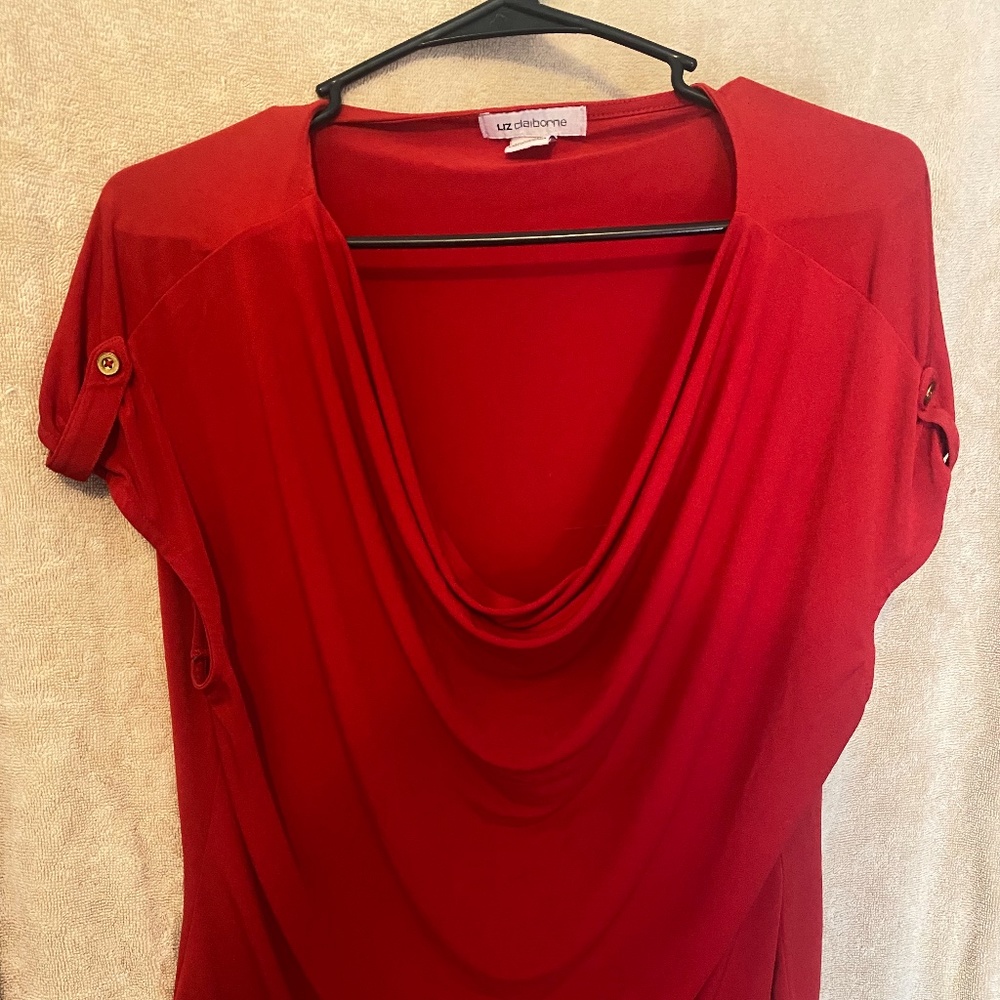 Red dress shirt